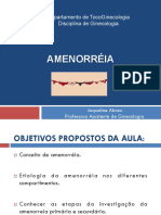 Amenorreia - Professora Jaqueline