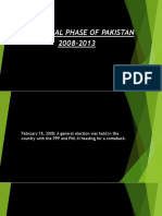 Political Phase of Pakistan 2008-2013