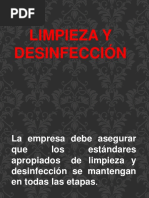 Limpieza y Desinfeccion