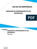 Medición de Las Propiedades de Los Materiales