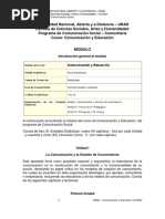 Modulo Comunicacion y Educacion PDF