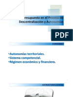 Presupuesto y Descentralización UMSA Resumen POR JAIME DURAN CHUQUIMIA