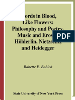 (SUNY Series in Contemporary Continental Philosophy) Heidegger, Martin_ Hölderlin, Friedrich_ Nietzsche, Friedrich Wilhelm_ Heidegger, Martin_ Babich, Babette E._ Nietzsche, Friedrich Wilhelm_ Hölderl