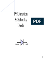 PN Junction & Schottky Diode: Cathode Anode