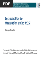 Robot Programming ROS Introduction To Navigation PDF