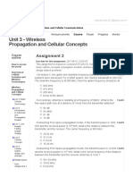 Introduction To Wireless and Cellular Unit 3 - Wireless Propagation and Cellular Concepts