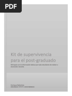 Kit de Supervivencia para Investigadores