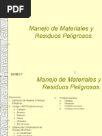 Manejo de Materiales Peligrosos