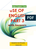 FCE Use of English - Part 3