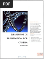 Elementos de Transmición Por Cadenas