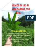 Legalización Del Uso de Marihuana Medicinal - Perú.Dr PDF