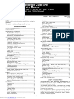 Application Guide and Service Manual: Air Conditioners and Heat Pumps Using R-22 Refrigerant