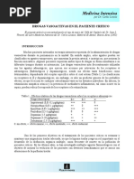 Drogas Vasoactivas en El Paciente Critico Lovesio PDF