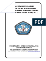 Laporan Kelulusan SDN Toyomarto 3