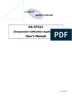 DA-ST512 Suspension Calibration