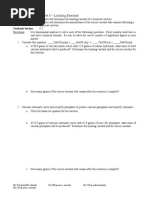 Stoichiometry Worksheet 6 - Limiting Reactant: Learning Target