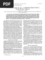 Sleat, Mah - Clostridium Populeti Sp. Nov., A Cellulolytic Species From A Woody-Biomass Digestor