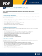 Intercultural Competencies