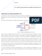 Registros de Desplazamiento TTL y CMOS