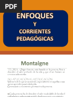 Enfoques y Corrientes Pedagógicas PDF