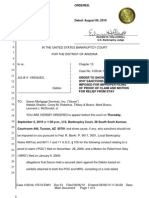 In RE Vasquez - Saxon Mortgage Order To Show Cause