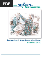 Professional Anesthesia Handbook - Sharn PDF