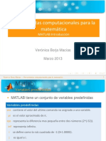 2 Variables Funciones en Matlab