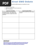 Debate Worksheets