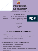 La Historia Clinica Pediatrica