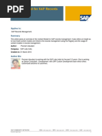 Content Model For SAP Records Management PDF