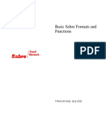 SABRE GDS Booking Instructions For Transavia PDF