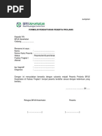 Format Formulir Peserta Prolanis Bpjs Kesehatan