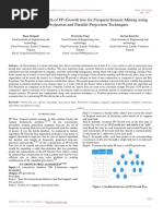 An Improved Approach of FP-Growth Tree For Frequent Itemset Mining Using Partition Projection and Parallel Projection Techniques