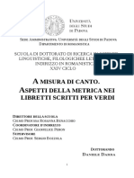 La Metrica in Verdi PDF