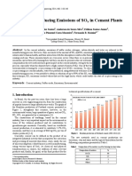 Proposal For Reducing Emissions of SOx in Cement Plants PDF