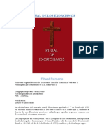 Ritual Del Exorcismo Catolico - Congregacion para El Culto Divino PDF