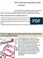 Top 10 Automation Interview Questions With Answers
