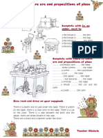 There Is There Are and Prepositions of Place