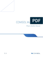 COMSOL PhysicsBuilderManual