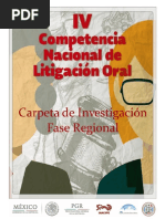 Carpeta de Investigación - Fase Regional - IV Competencia Nacional de Litigación Oral - ABA ROLI MÉXICO - VERSIÓN FINAL