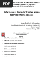 Informe Del Contador Publico Las Normas Internacionales Mayo 2015 PDF