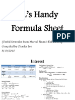 Exam FM Formula PDF