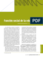 Funcion Social de La Educacion PDF