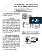 Dual Polarized Reconfigurable Dual Band-Notched UWB Antenna With Novel Tunable EBG Structure