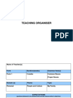 Teaching Organiser