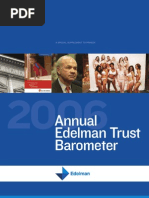 Annual Edelman Trust Barometer 2006