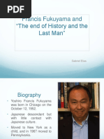 Francis Fukuyama and "The End of History and The L Ast Man": Gabriel Elias