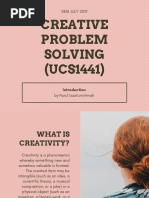 Creative Problem Solving