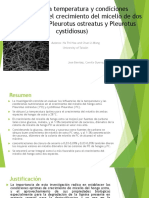 Efectos de La Temperatura y Condiciones Nutricionales en