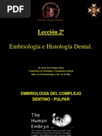 Leccion 2. EMBRIOLOGIA E HISTOLOGIA DENTAL PDF